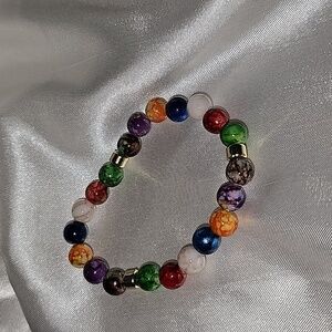 Multicolored bead bracelet #A3